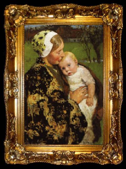 framed  Gari-Julius Melchers Motherhood, ta009-2